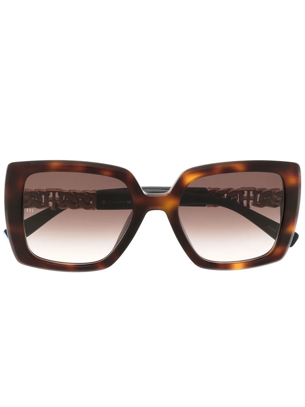 

Tommy Hilfiger lentes de sol con armazón oversize - Marrón