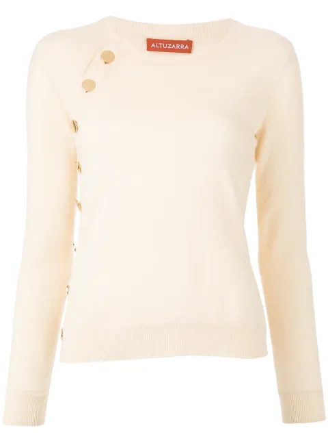 Altuzarra Minamoto button-embellished cashmere jumper