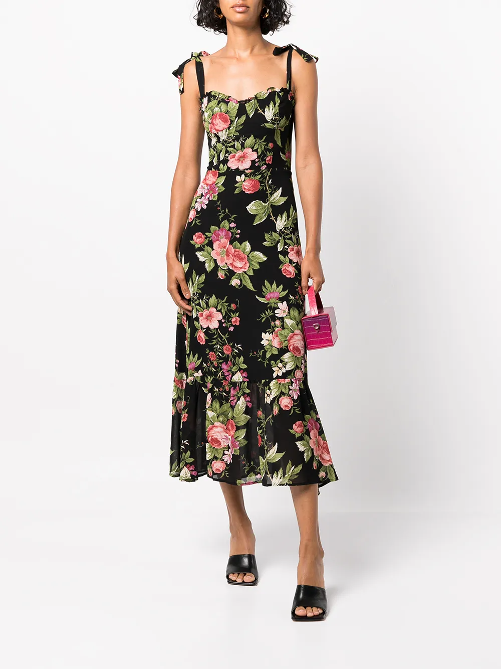 Reformation Nikita floral-print Midi Dress - Farfetch