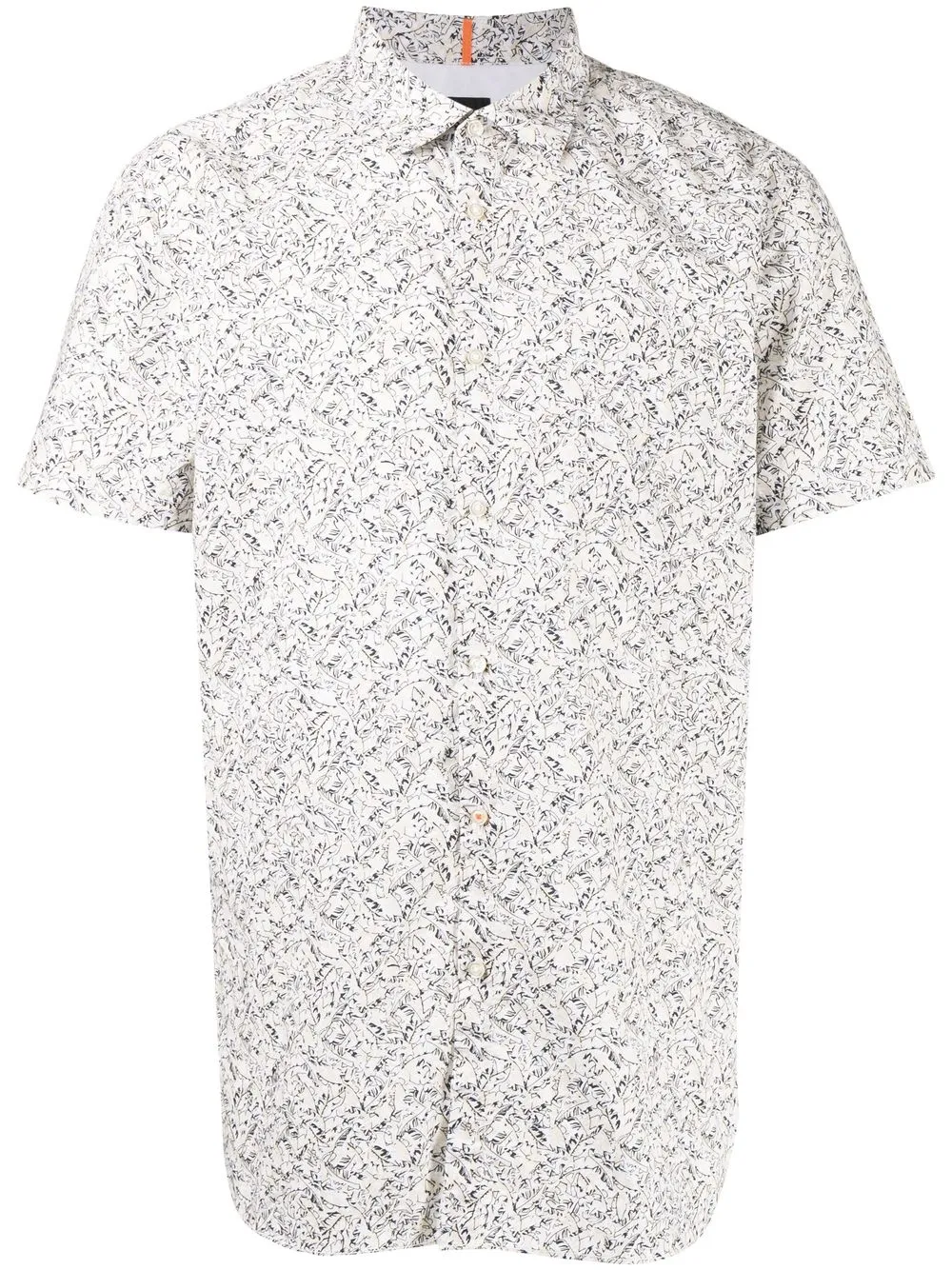 

BOSS graphic-print short-sleeve shirt - White