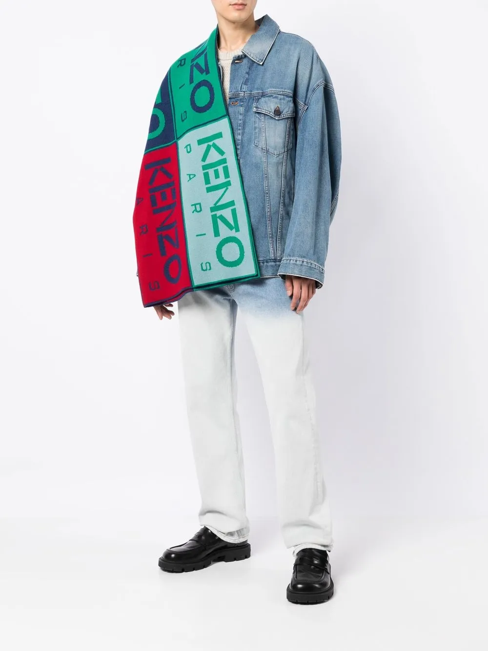 Kenzo Sjaal met logo - Rood