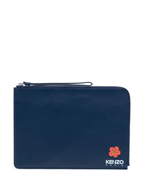 Pochette à logo imprimé - Kenzo - Modalova