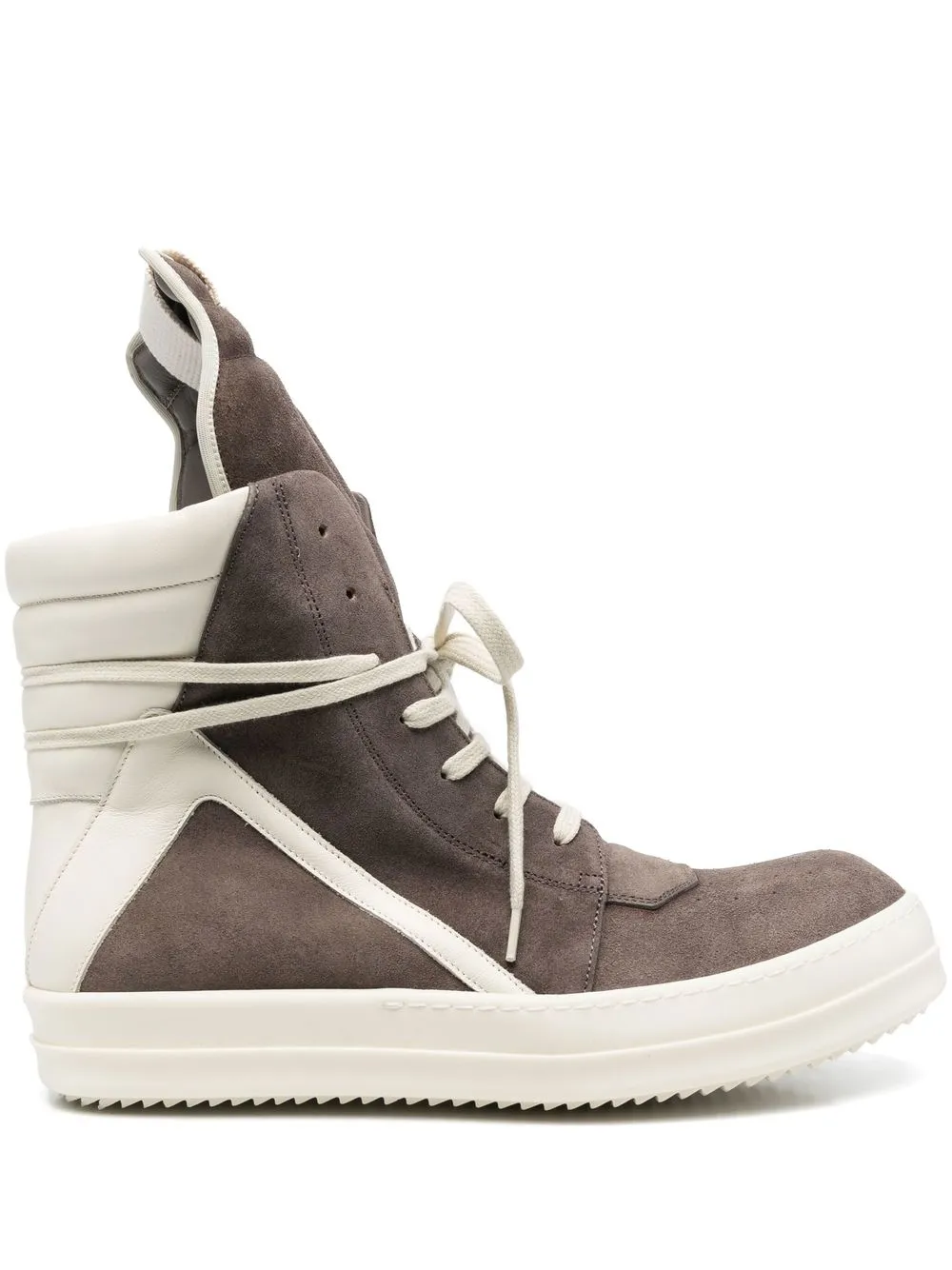 

Rick Owens tenis altos Strobe Geobaskets - Gris