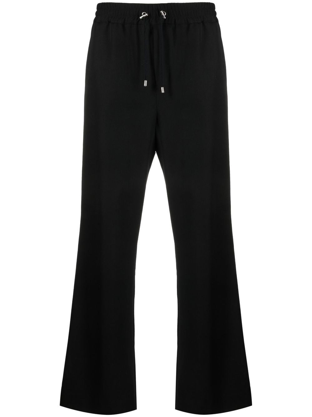 Balmain pyjama-style wide-leg trousers - Black