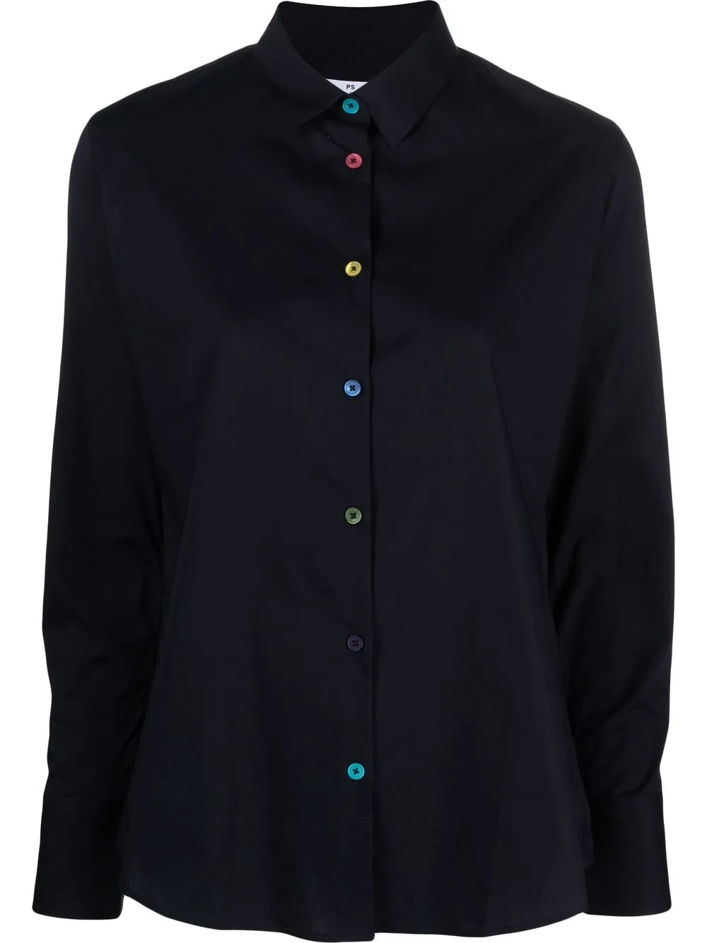 

PS Paul Smith contrast-button shirt - Blue