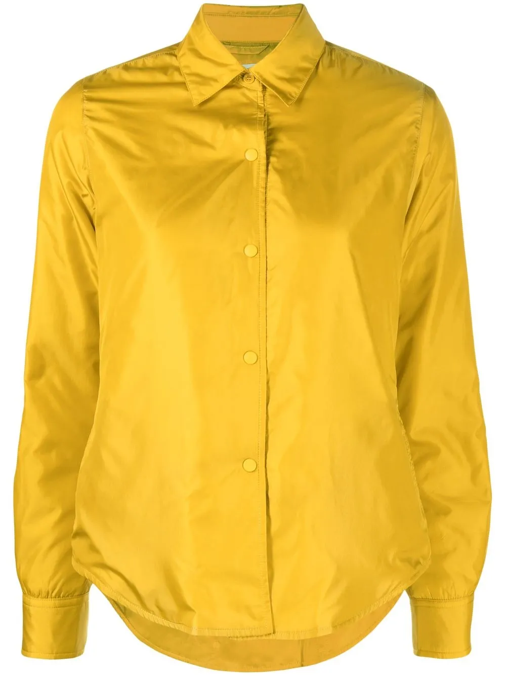 

ASPESI camisa con dobladillo redondeado - Amarillo