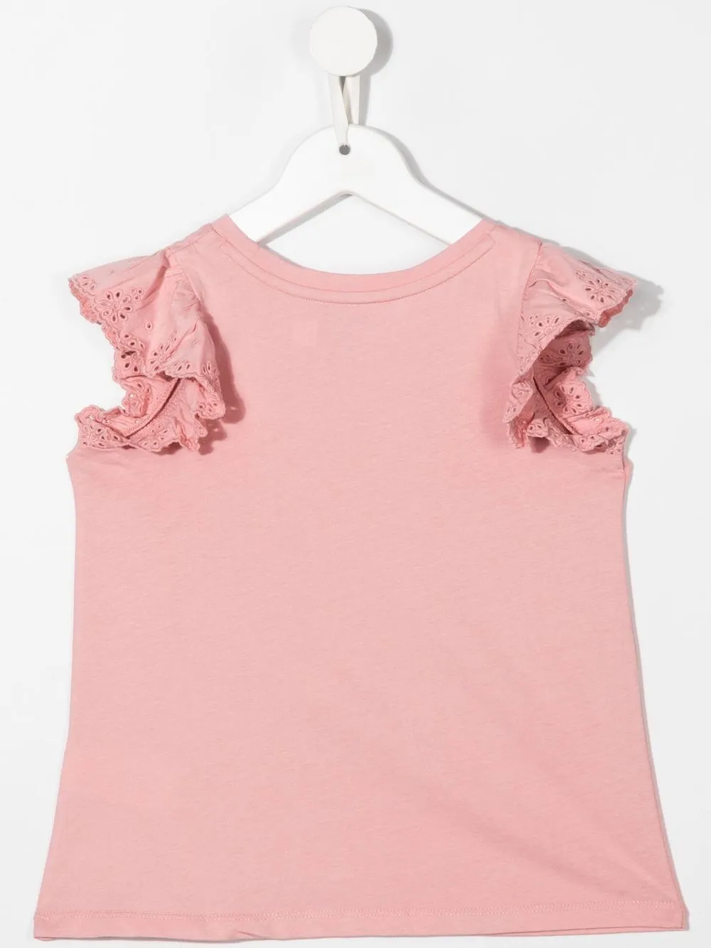 Ralph Lauren Kids T-shirt met borduurwerk - Roze