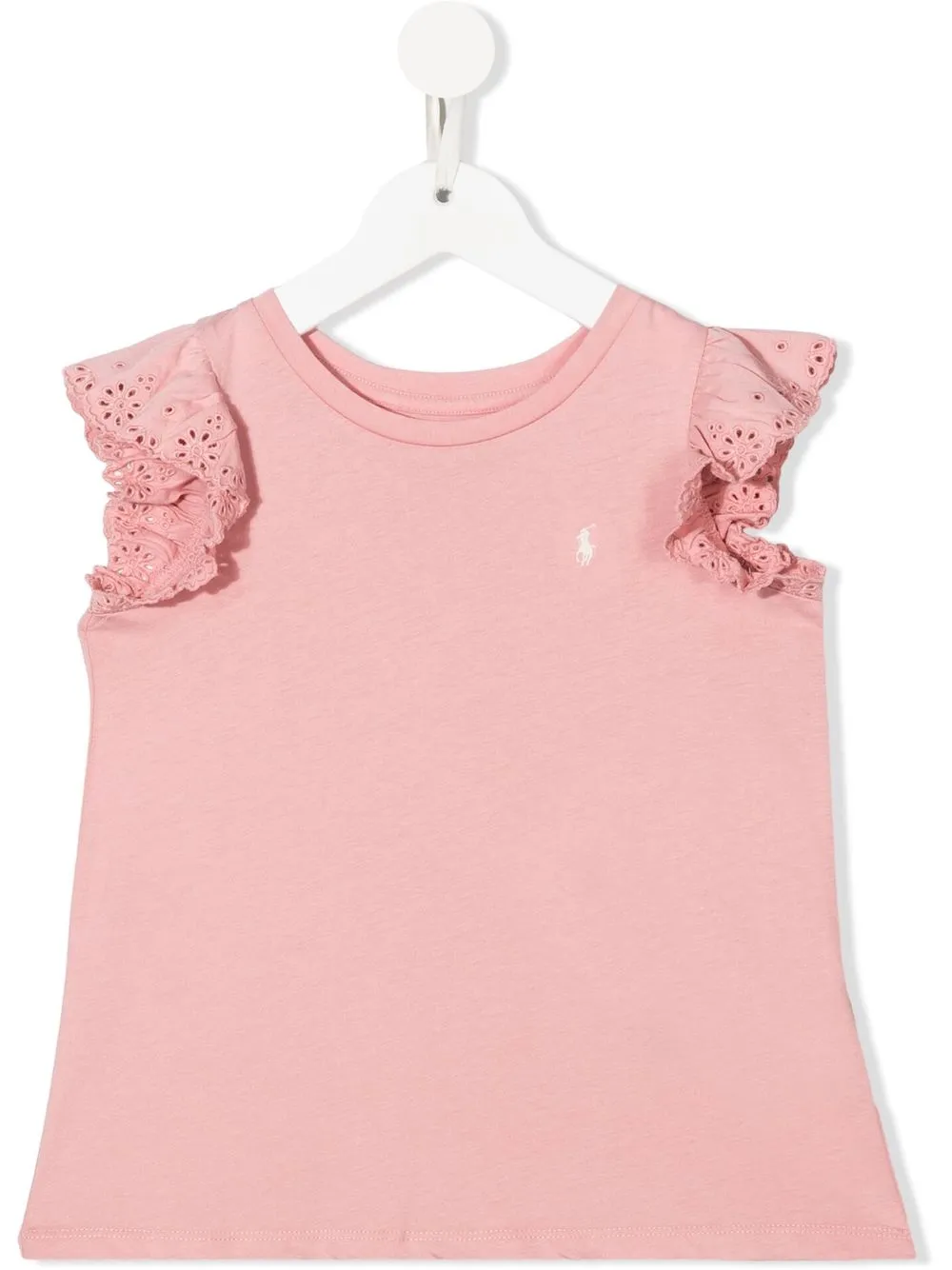 Ralph Lauren Kids Polo Pony-embroidered T-shirt - Pink