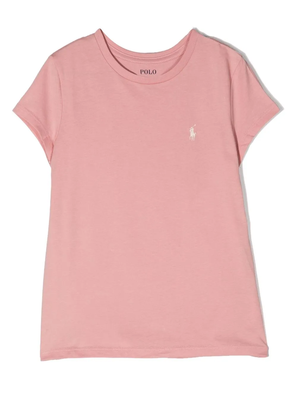 

Ralph Lauren Kids playera con logo bordado - Rosado