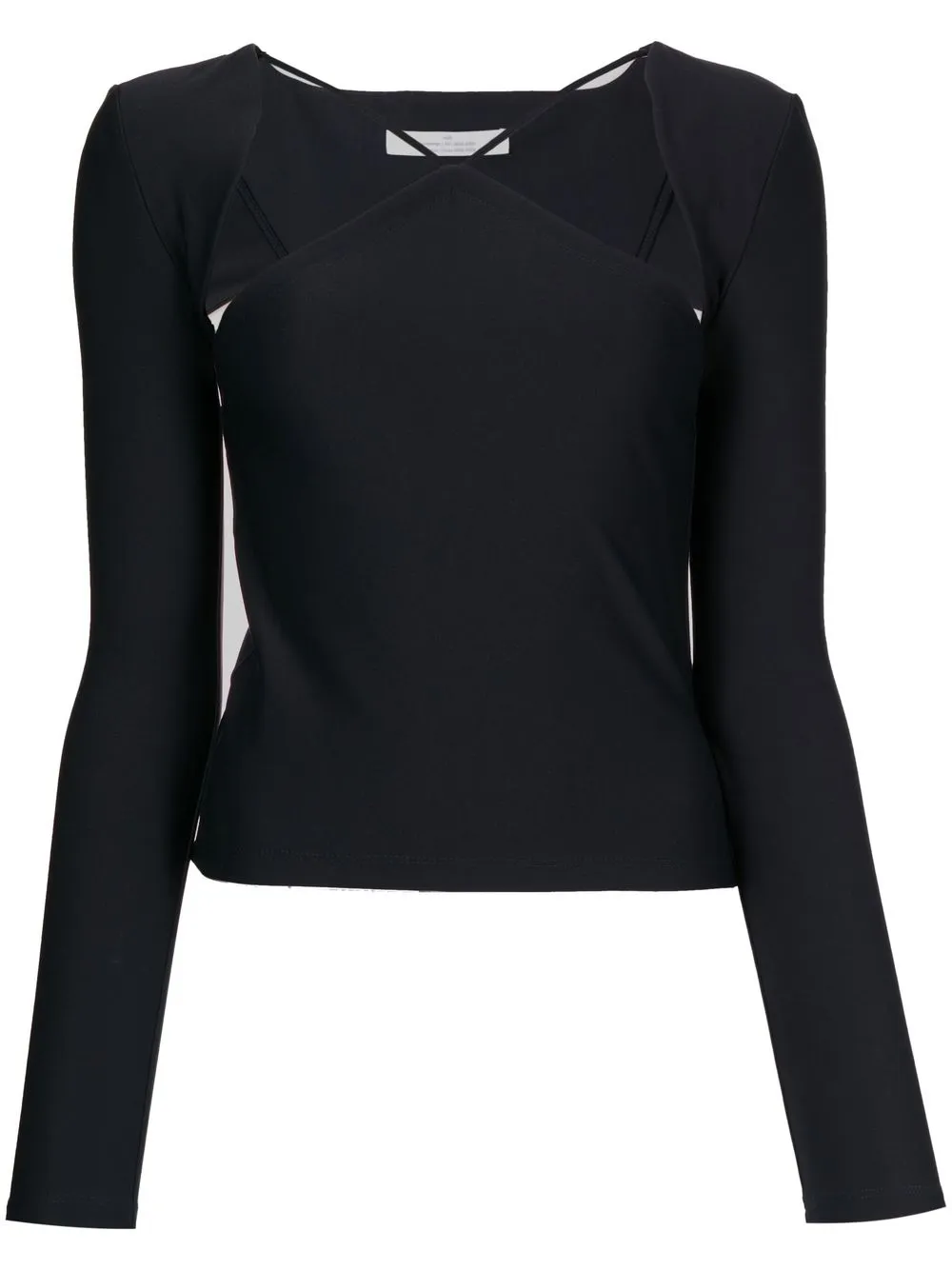 Rokh cut-out Detail long-sleeve T-shirt - Farfetch