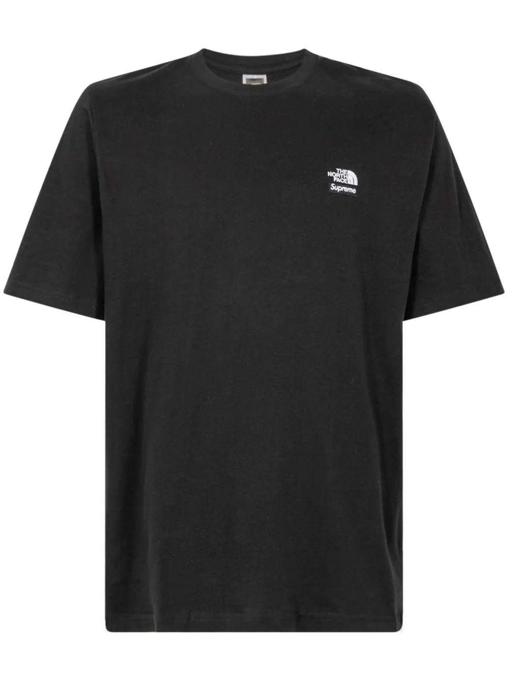 

Supreme playera con logo bordado de Supreme x The North Face - Negro