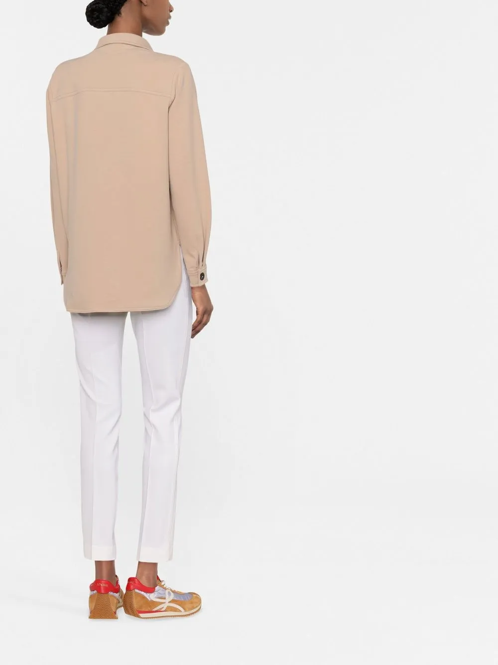  P.a.r.o.s.h. Tapered Leg Trousers - Neutrals 