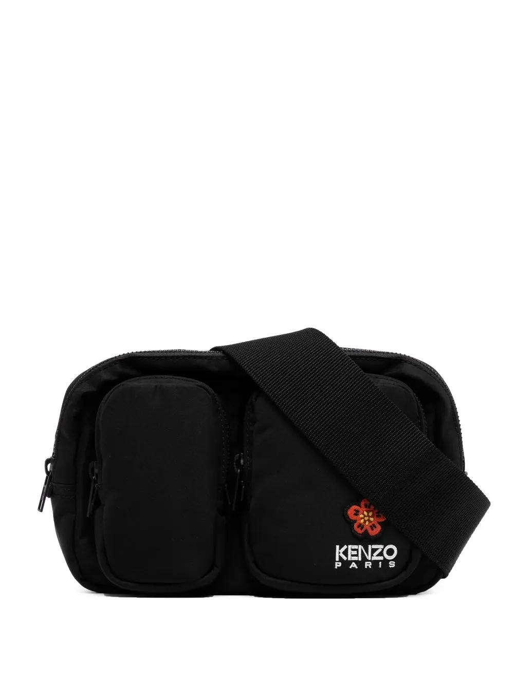 

Kenzo bolsa crossbody con logo bordado - Negro