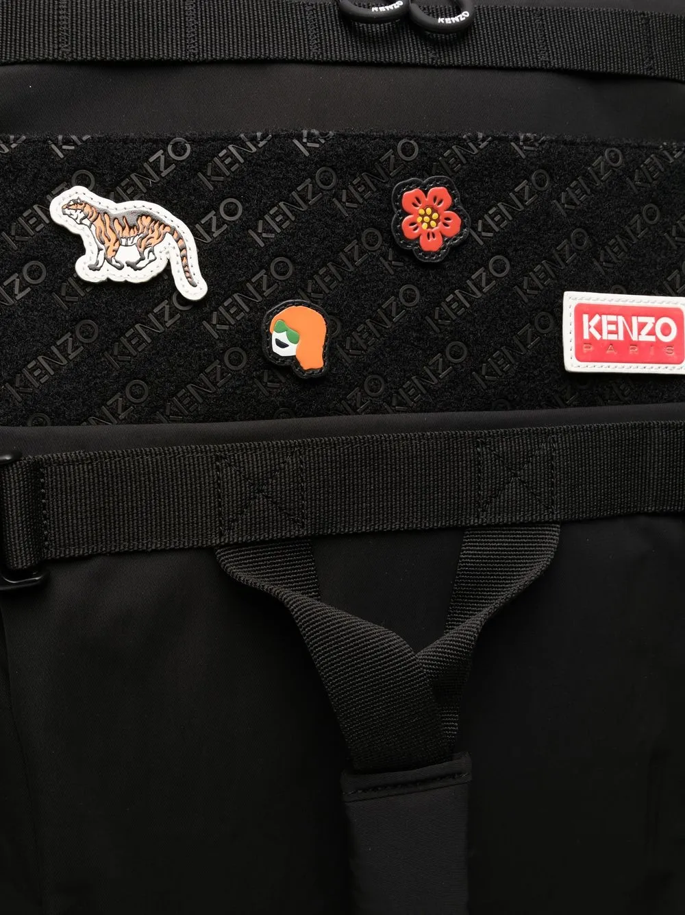 Kenzo patchdetail Oversized Backpack Farfetch