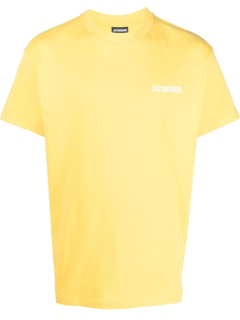 

Jacquemus playera manga corta con logo estampado - Amarillo