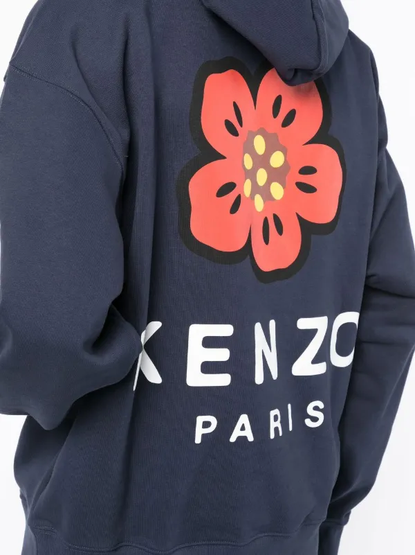 Kenzo Boke Flower Cotton Hoodie - Farfetch