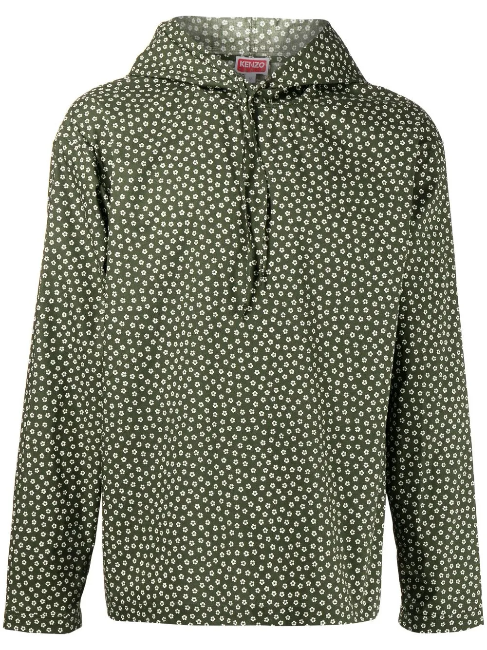 

Kenzo hoodie con motivo floral - Verde