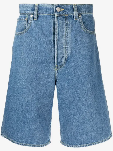 Kenzo شورت جينز بقصة مستقيمة