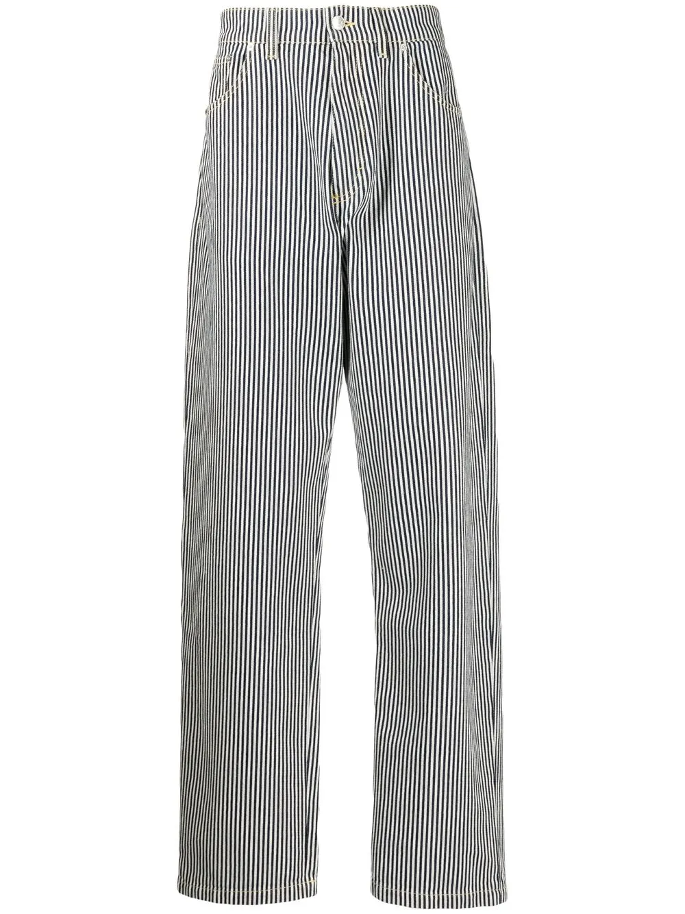 Kenzo Striped straight-leg Jeans - Farfetch