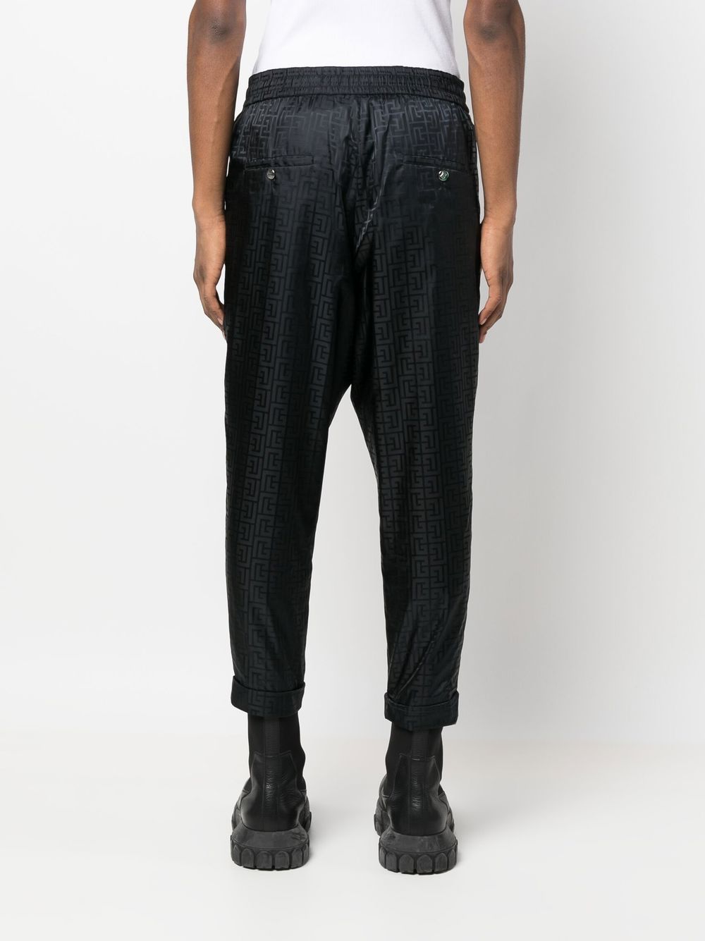 Affordable Givenchy monogram-print tapered trousers Women