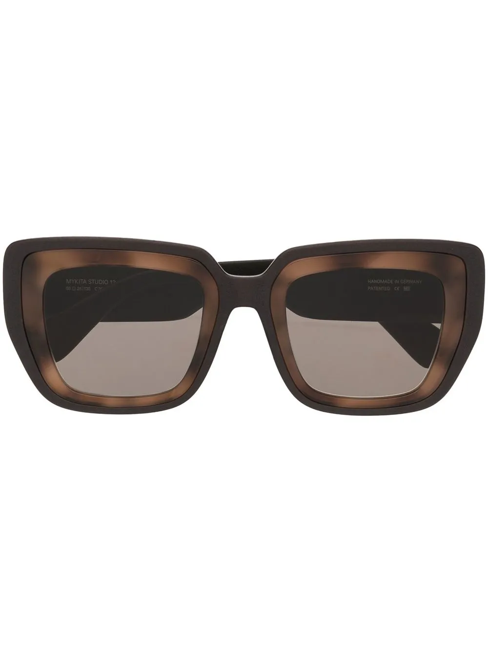 

Mykita lentes de sol con armazón cuadrada oversize - Negro