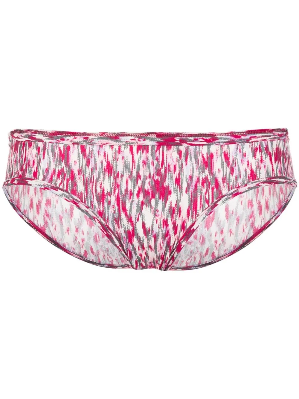 

Isabel Marant Salika-print bikini briefs - Pink