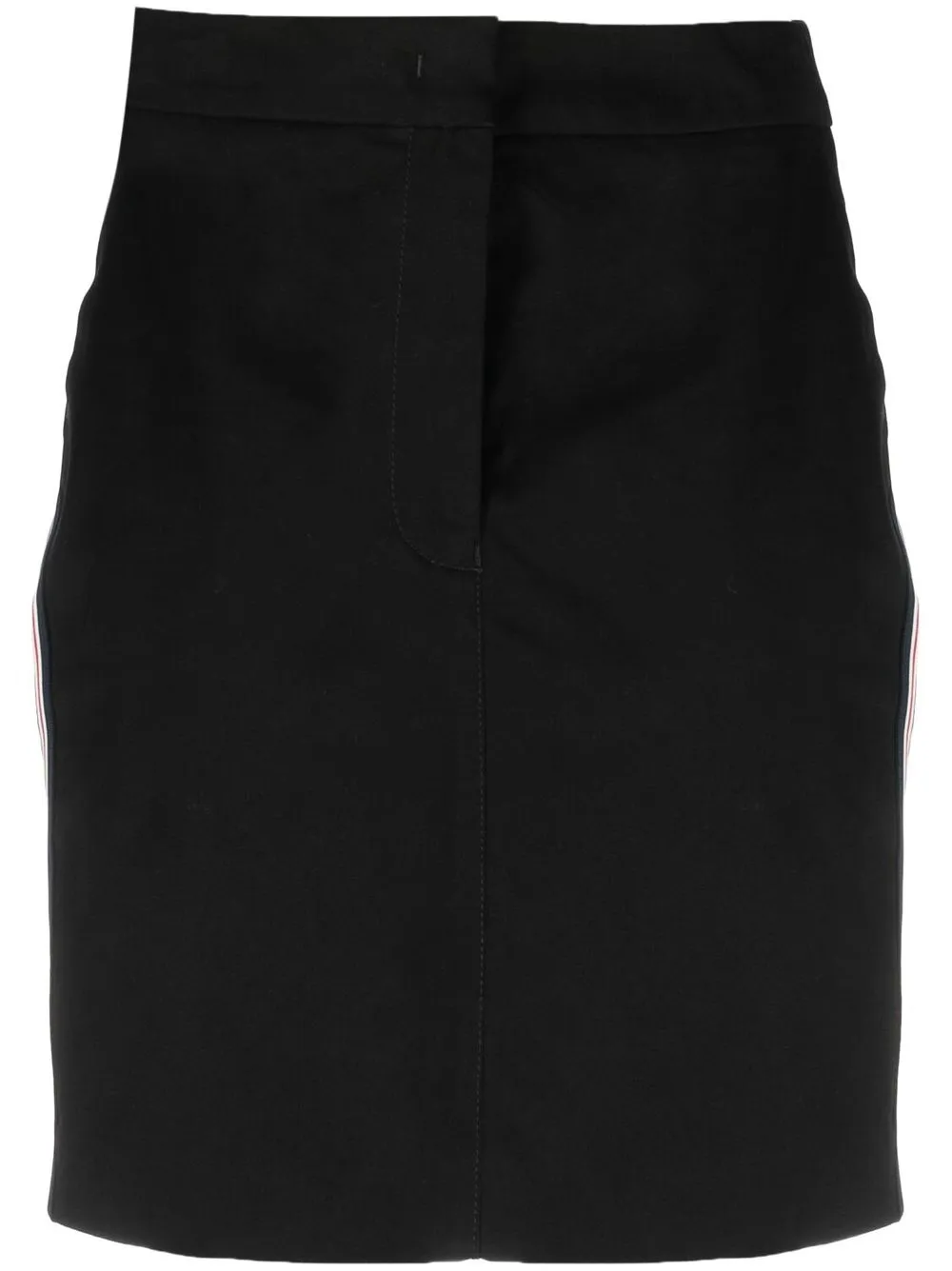 

Love Moschino falda corta con franja - Negro