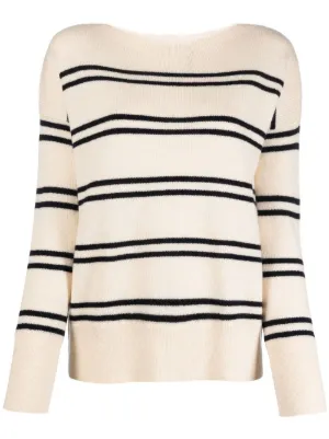 Vince striped cashmere outlet sweater