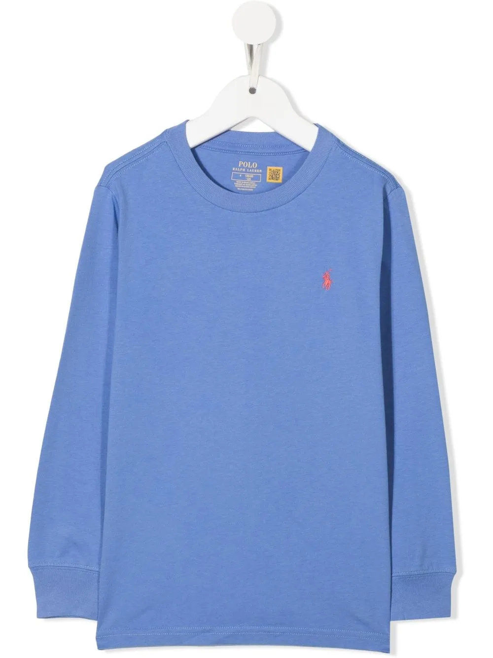 

Ralph Lauren Kids suéter con cuello redondo y logo bordado - Azul