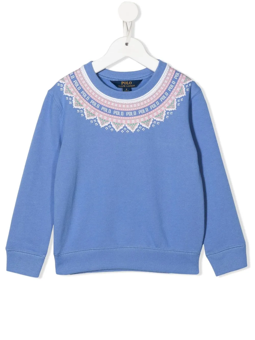 

Ralph Lauren Kids sudadera Fair Isle - Azul