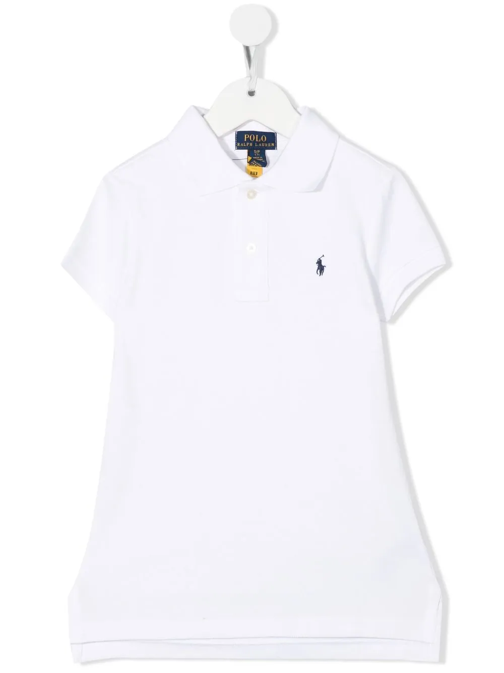 

Ralph Lauren Kids playera tipo playera tipo polo con logo bordado - Blanco