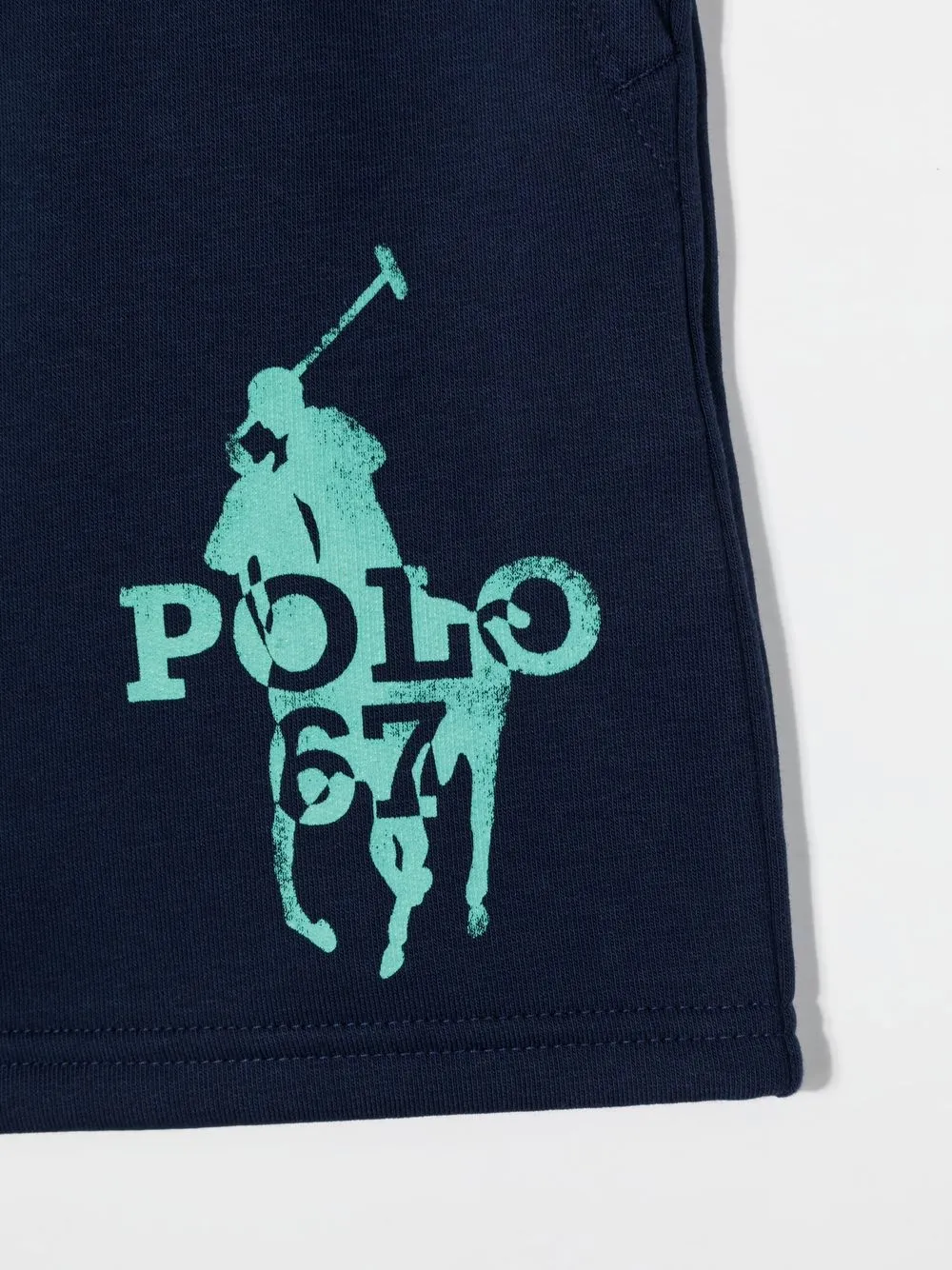 POLO RALPH LAUREN KIDS logoprint Shorts Blue FARFETCH