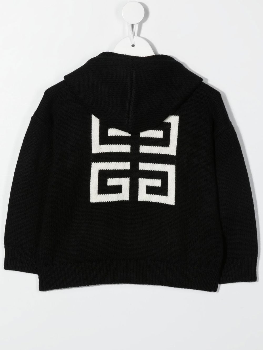 Givenchy Kids Hoodie met jacquard logo - Zwart