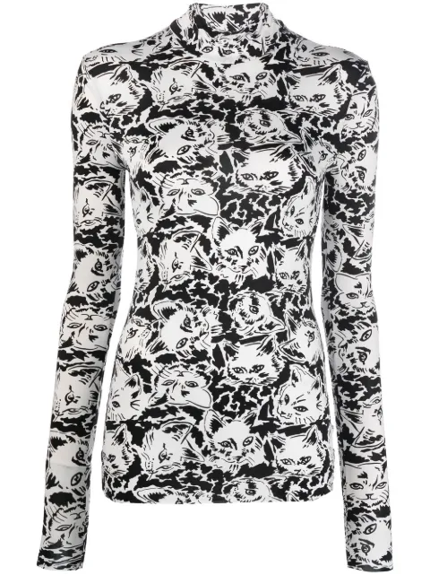 Philosophy Di Lorenzo Serafini top con estampado gráfico