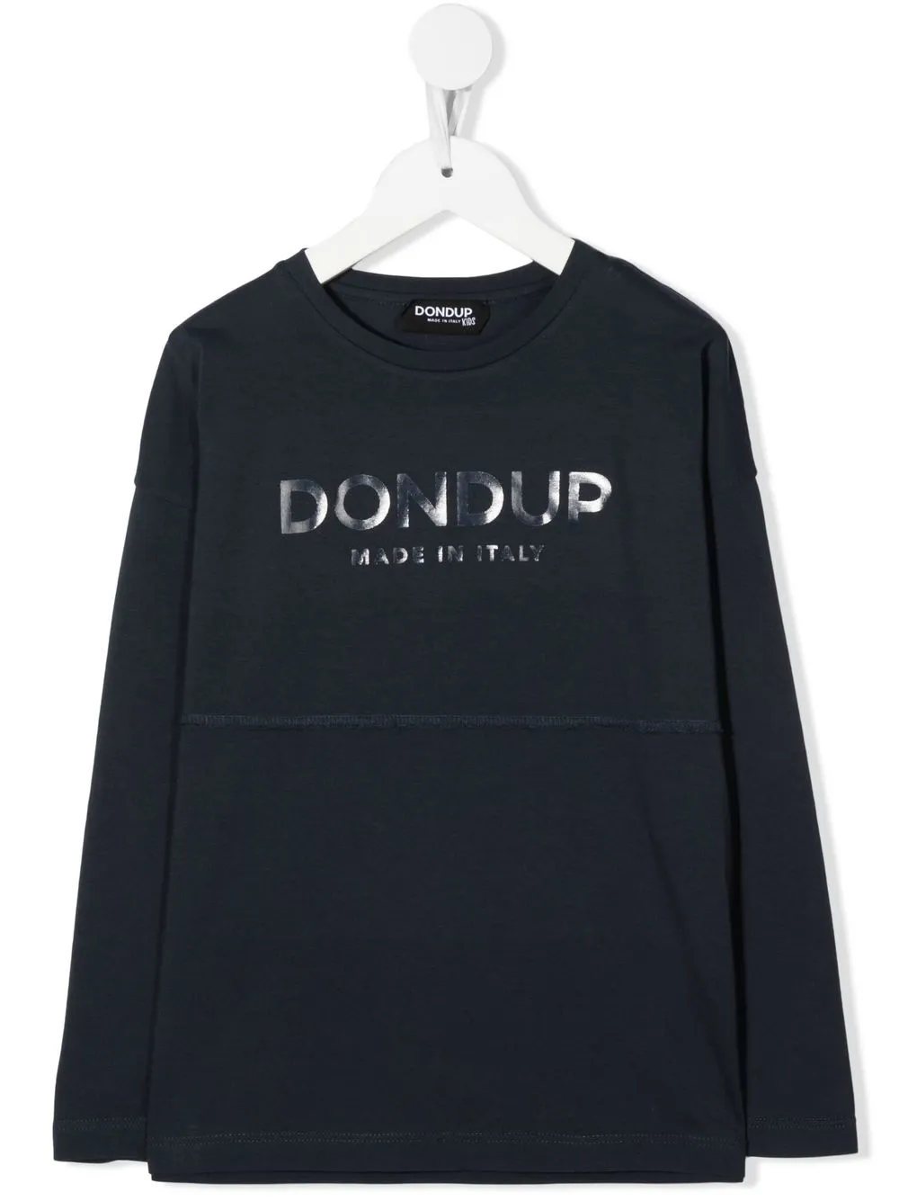 

DONDUP KIDS playera manga larga con logo estampado - Azul