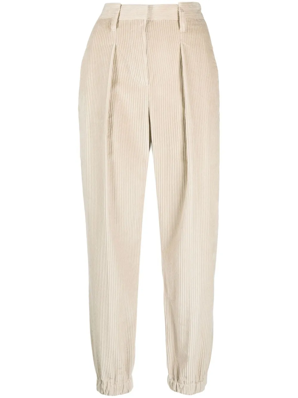 

Brunello Cucinelli corduroy cropped trousers - Neutrals