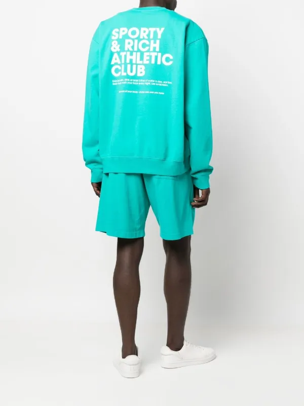 Sporty & Rich ロゴ スウェットシャツ | ブルー | FARFETCH JP