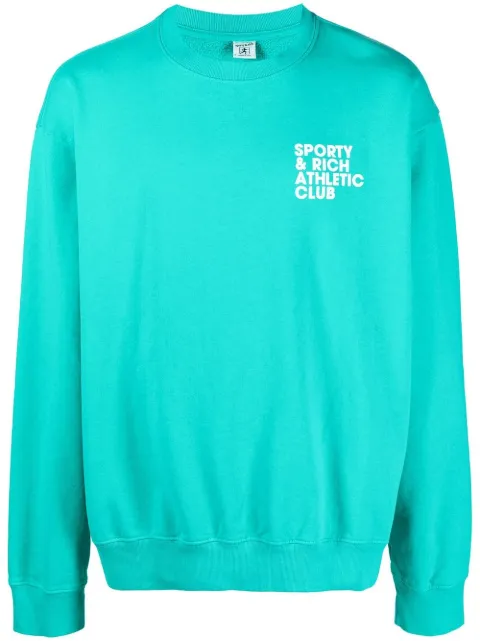 Sporty & Rich logo-print sweatshirt