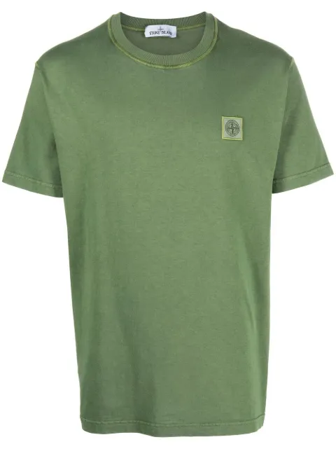 Stone Island Compass patch cotton T-shirt