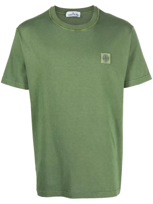 T-shirt en coton à patch Compass - Stone Island - Modalova