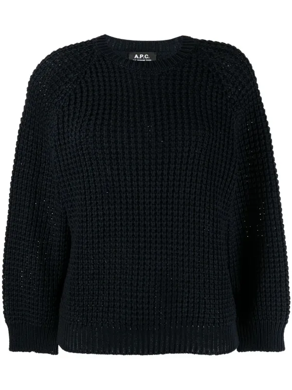 A.P.C. Selma waffle-knit Jumper - Farfetch