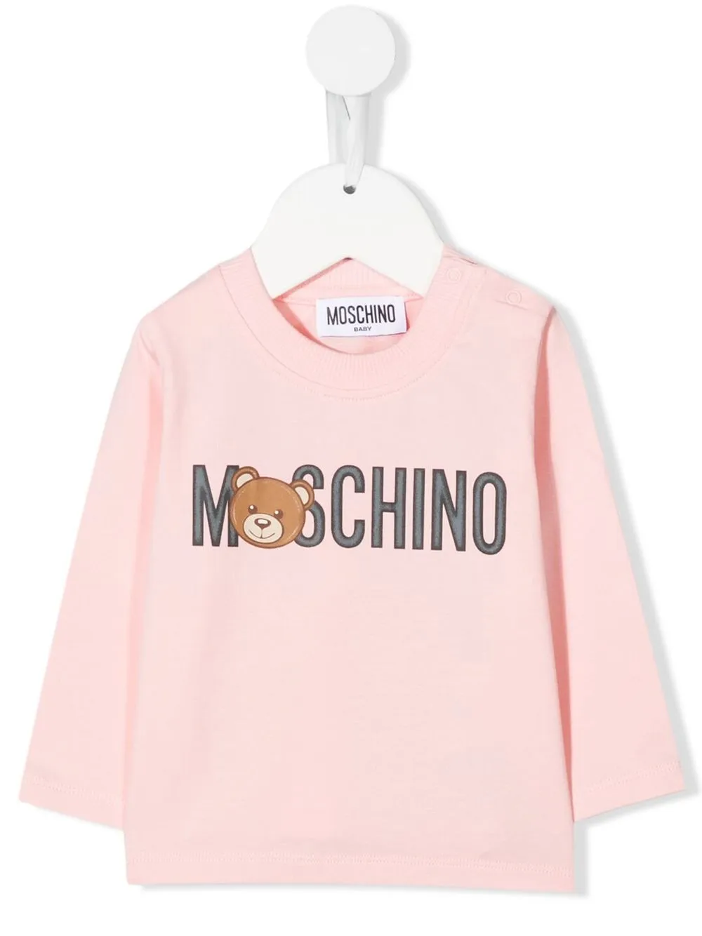 

Moschino Kids sudadera con motivo Teddy Bear - Rosado