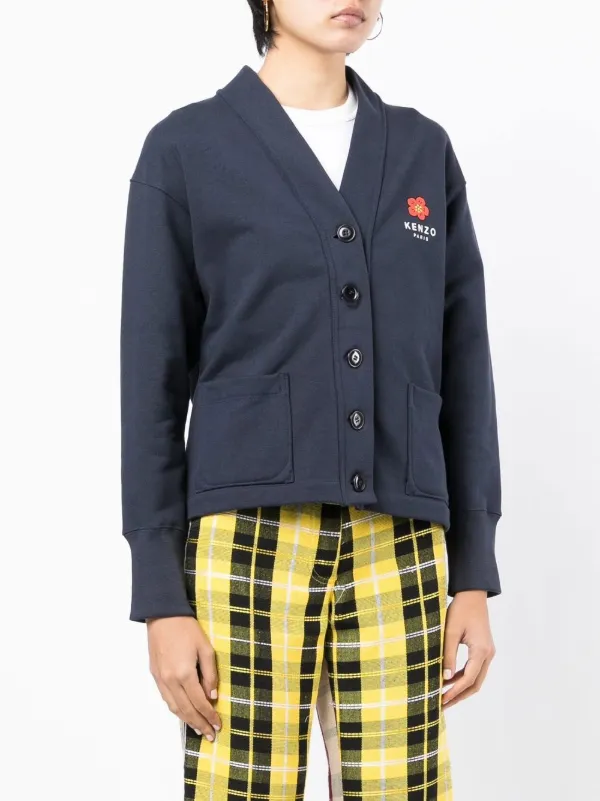 Kenzo Boke floral-print Cardigan - Farfetch