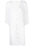 Eileen Fisher V-neck button-up shirt - White