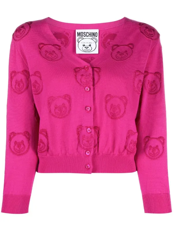 Moschino Teddy Bear Cardigan - Farfetch