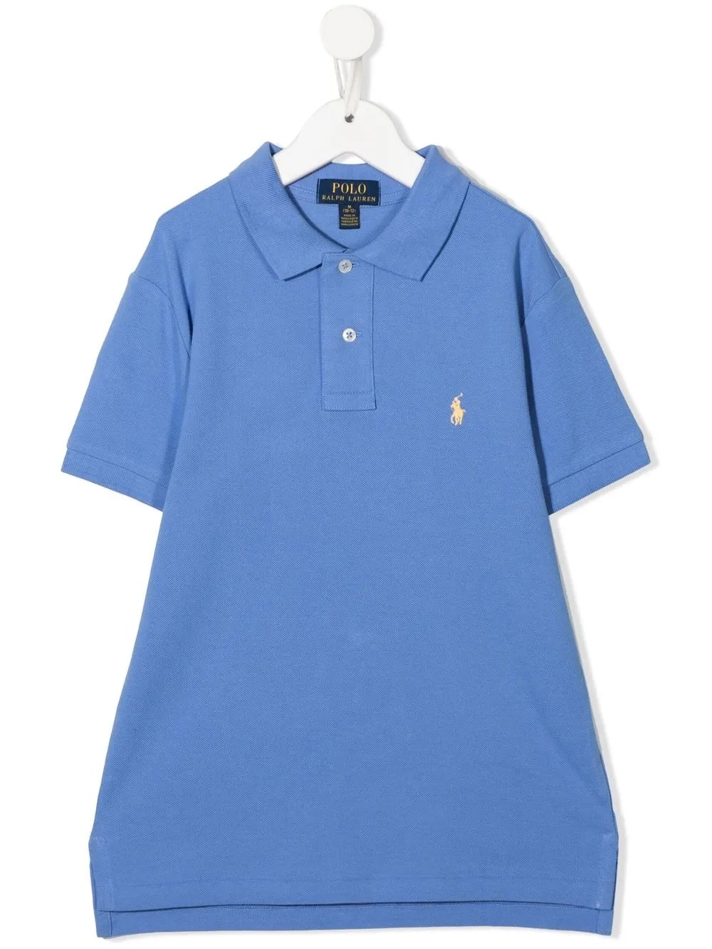 

Ralph Lauren Kids embroidered-pony detail polo shirt - Blue