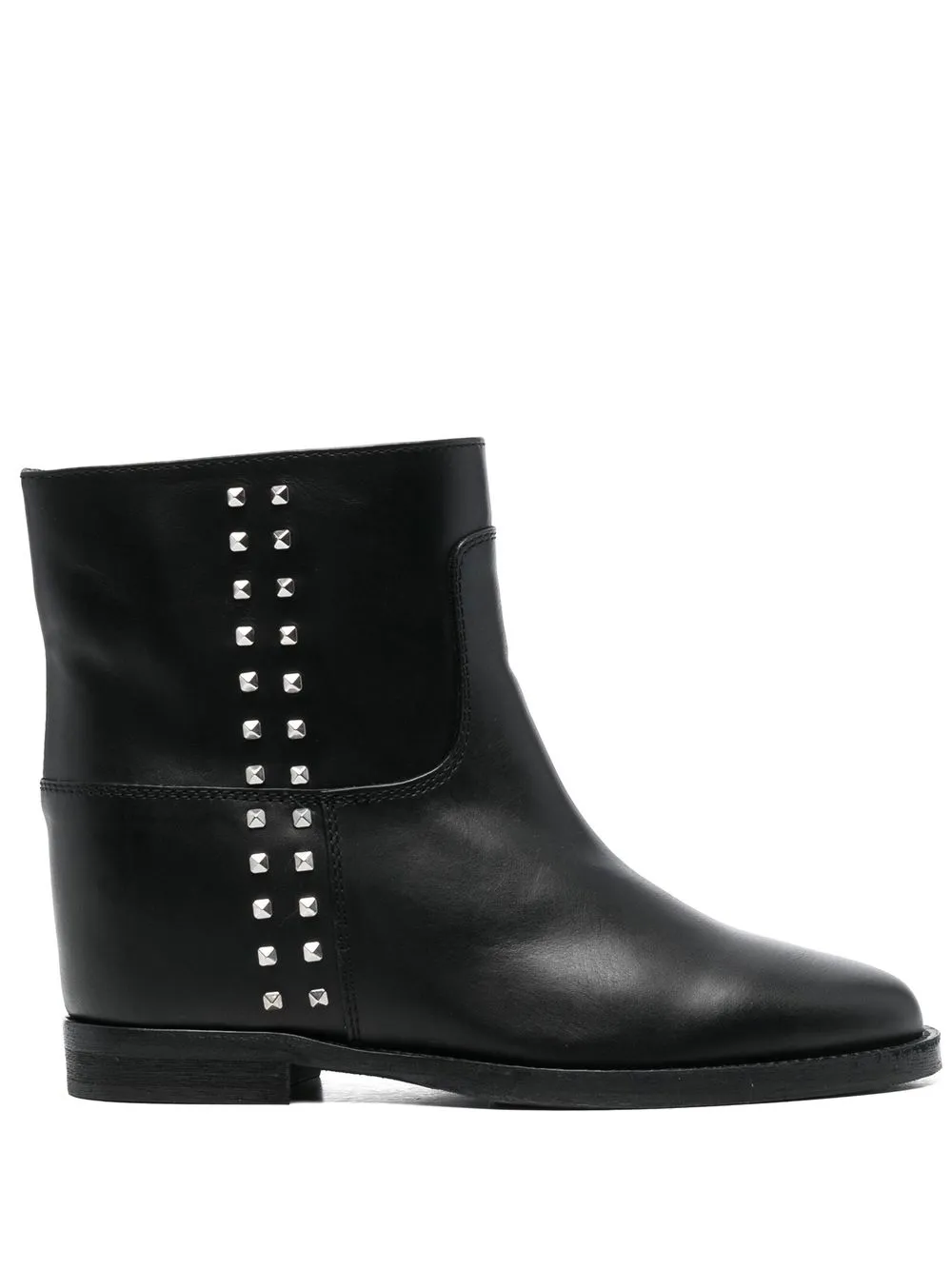 

Via Roma 15 botines con apliques - Negro