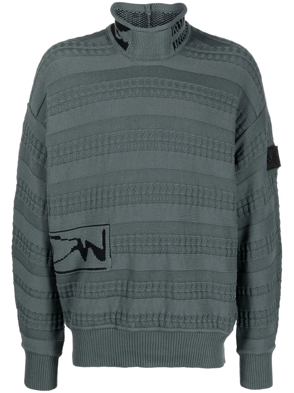 

Stone Island Shadow Project suéter tejido Fair Isle - Azul