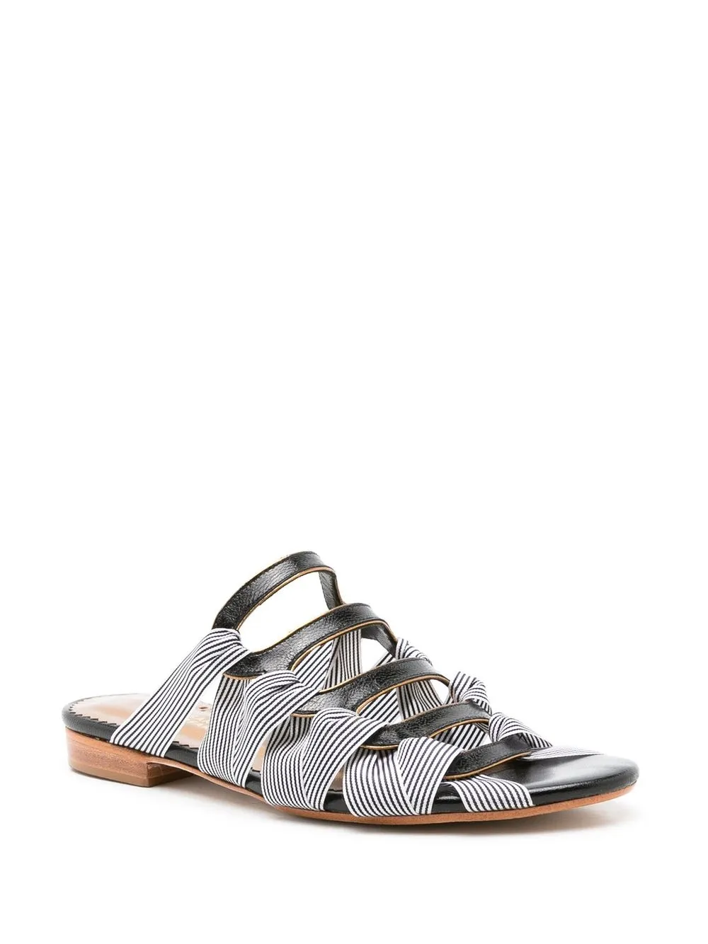 Sarah Chofakian Mia strap-design flat sandals | Heeled Sandals | Image 2