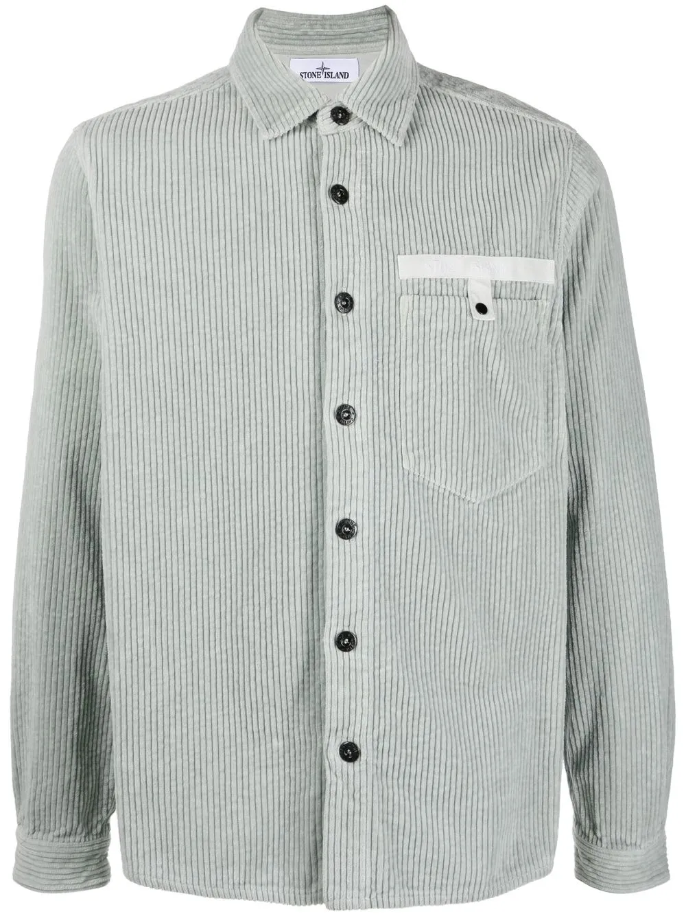 

Stone Island camisa con parche del logo - Verde